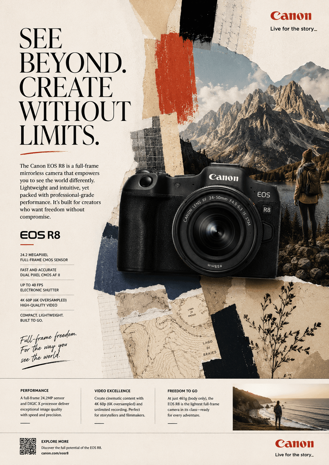 Canon EOS camera illustration by Paul Ikin