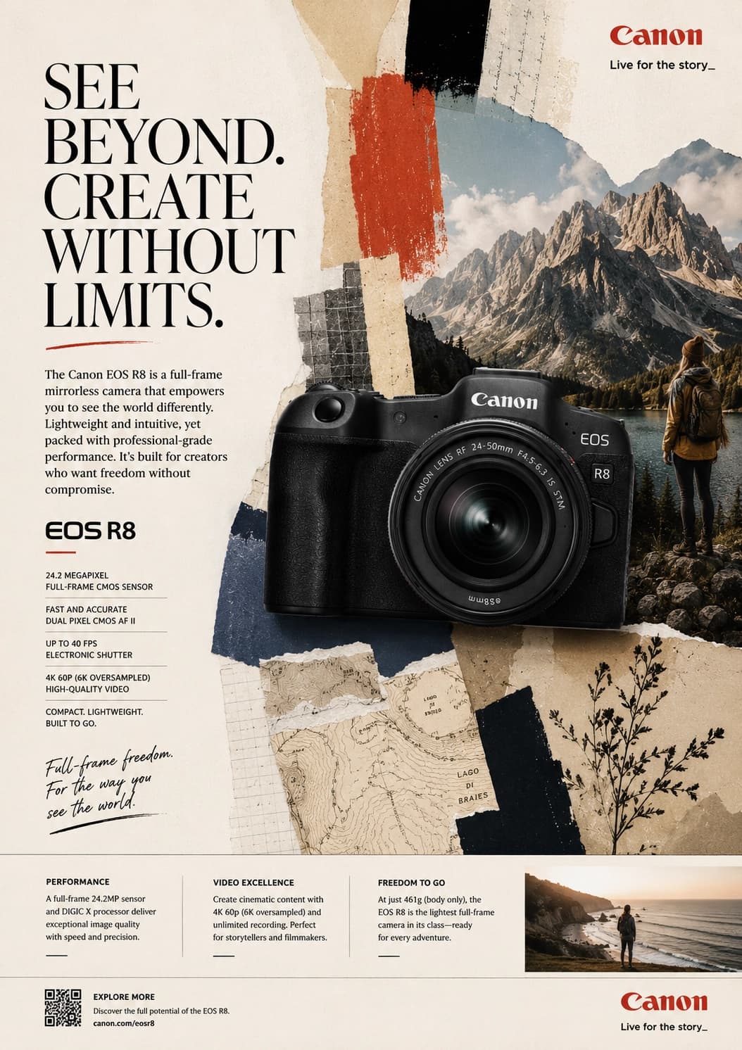 Canon EOS camera illustration by Paul Ikin
