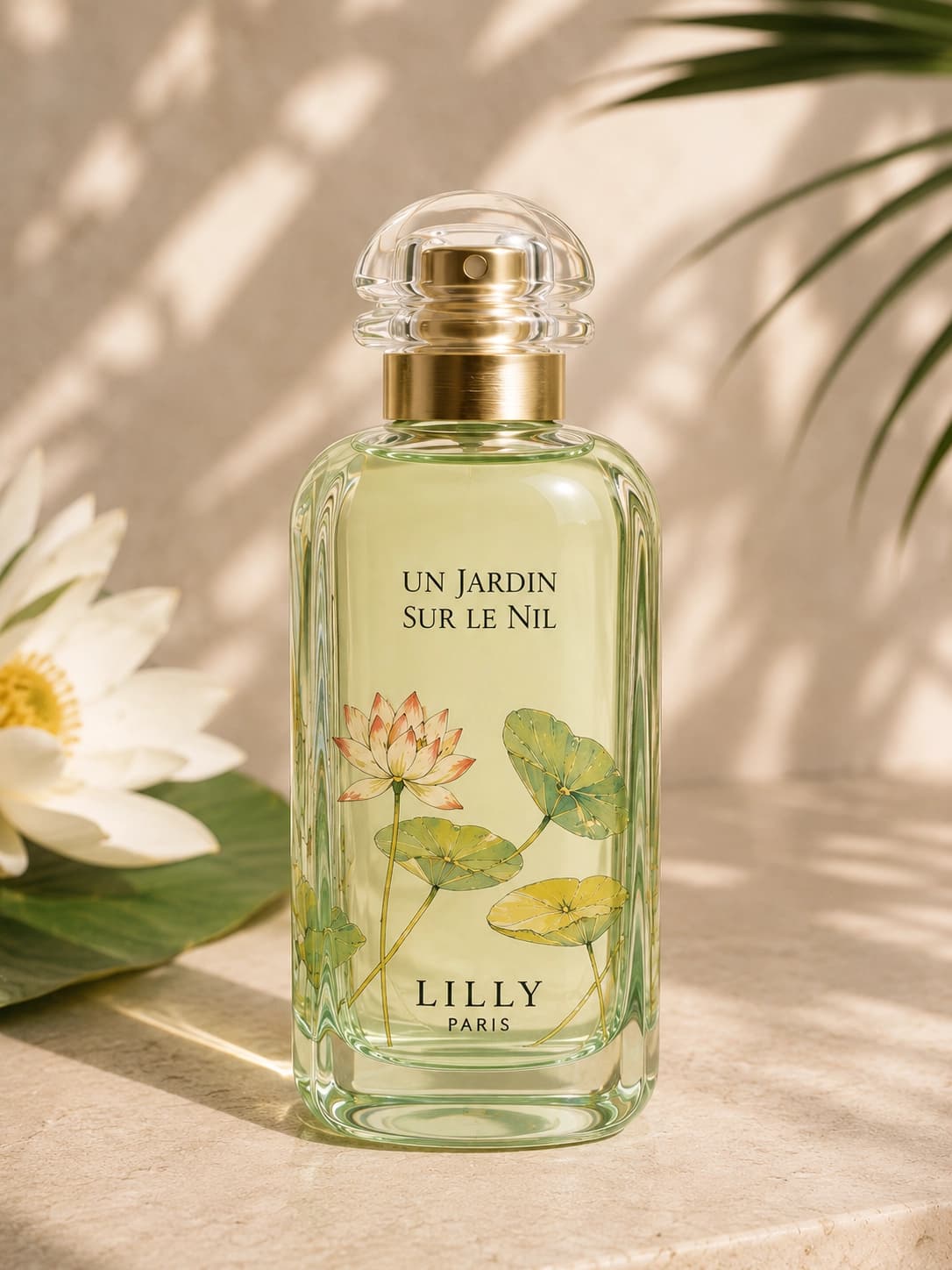 Lily perfume luxury fragrance illustration by Paul Ikin