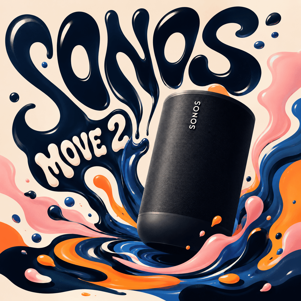 Sonos Move 2 product illustration by Paul Ikin